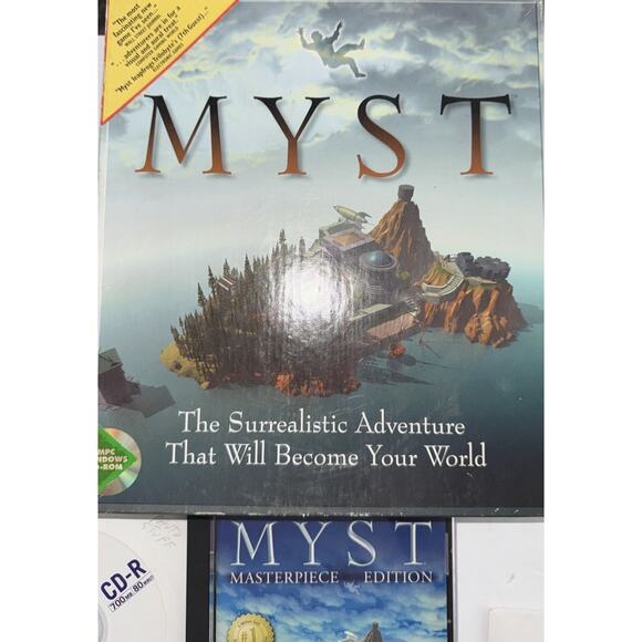 MYST by Broderbund for PC/CD ROM 1996 Big Box Complete Guide Journal Hints - Picture 3 of 10